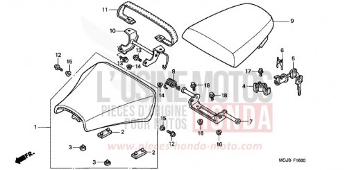 SIEGE (CBR900RRY,1/RE1) CBR900RR1 de 2001